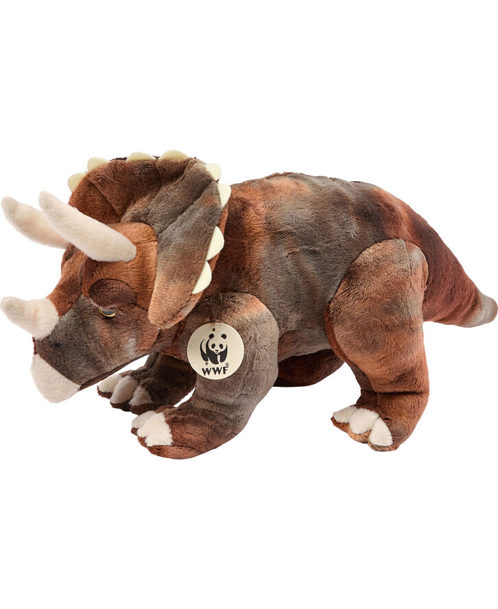 WWF Triceratops Brown/Beige - 23 cm - 9