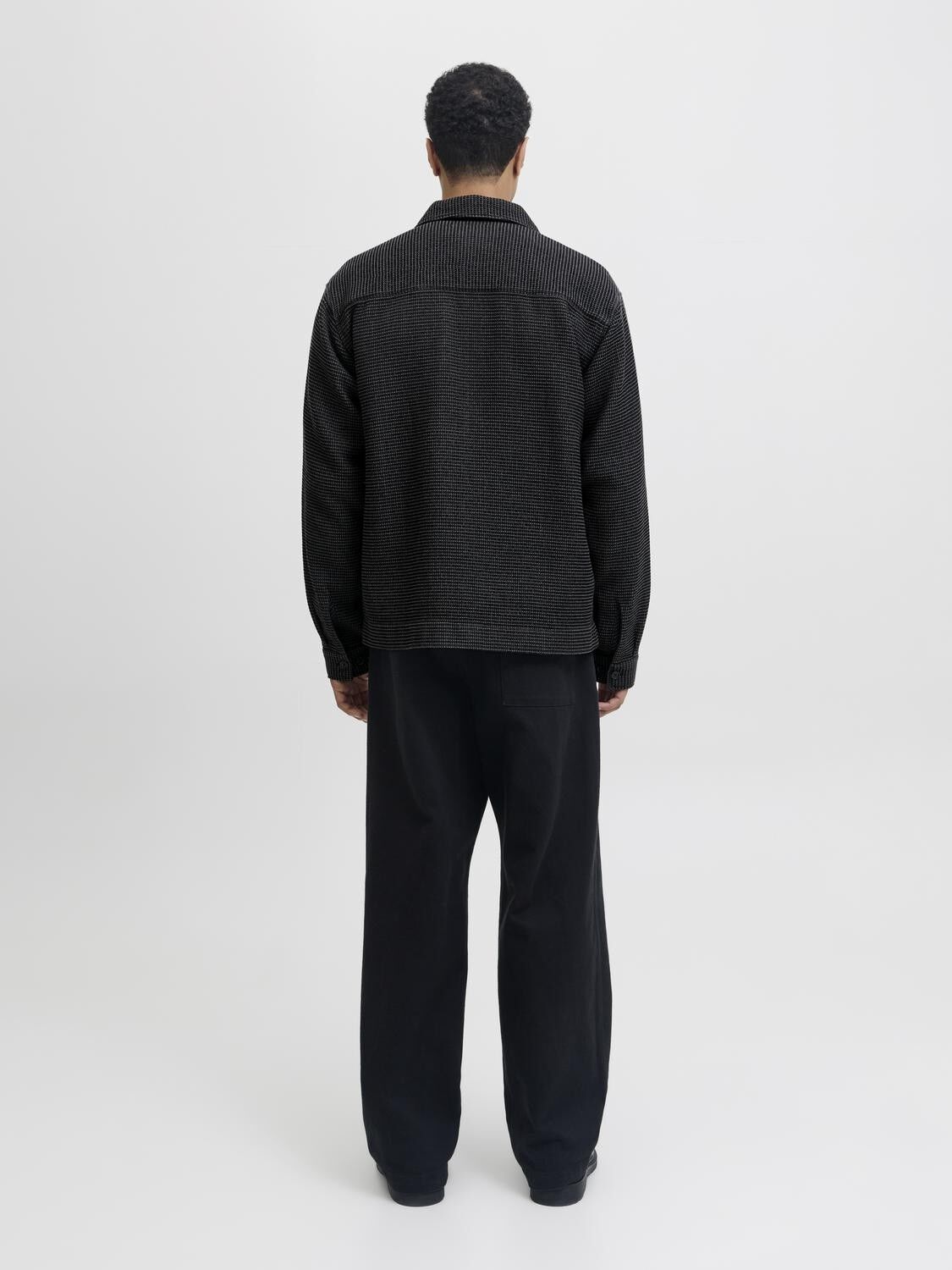 JPRBLARICK WAFFEL OVERSHIRT L/S SHI