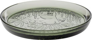 Mumi Glastallerken 17 cm Pine Green
