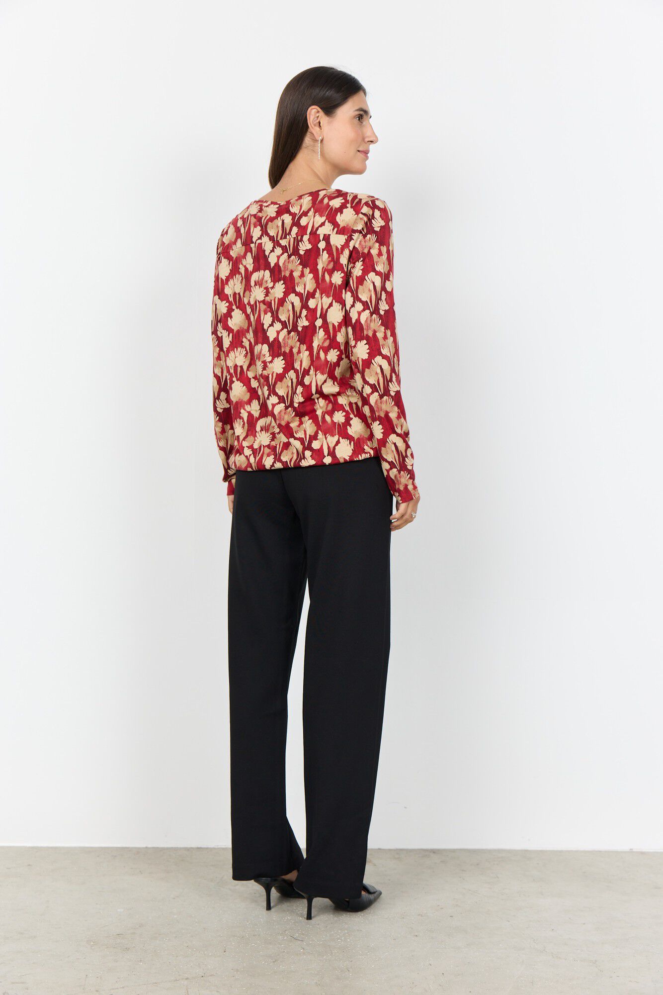 SC-FELICITY AOP 525 Bluse R&oslash;d