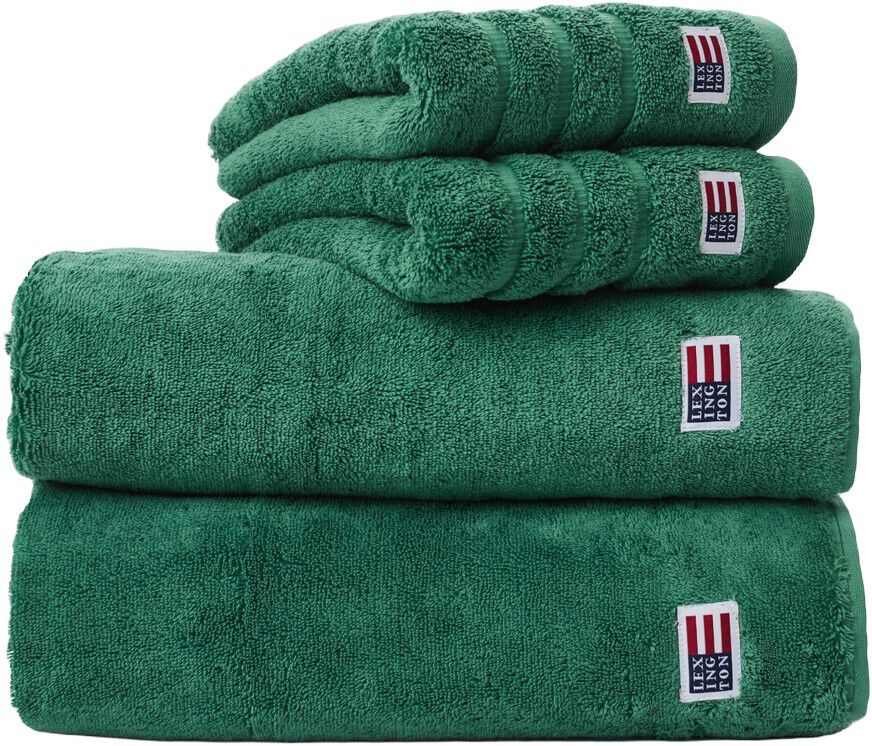 Original Towel Green Leaves