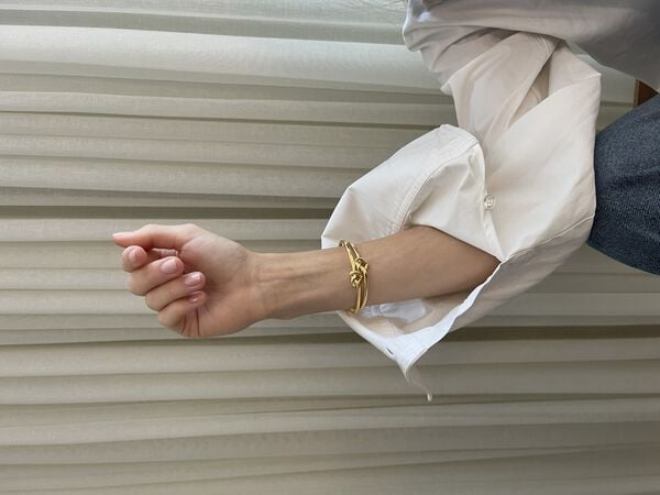 Tied Heart Armring Medium