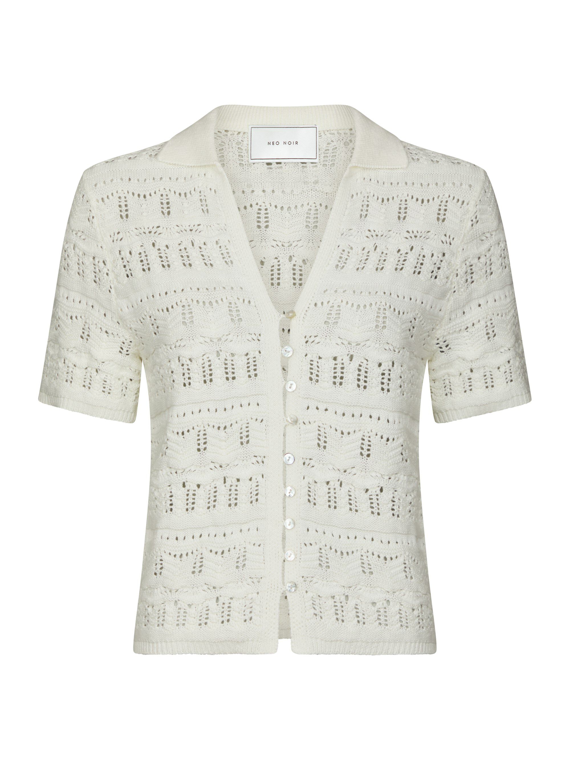 Marisini Stitch Polo Knit Top