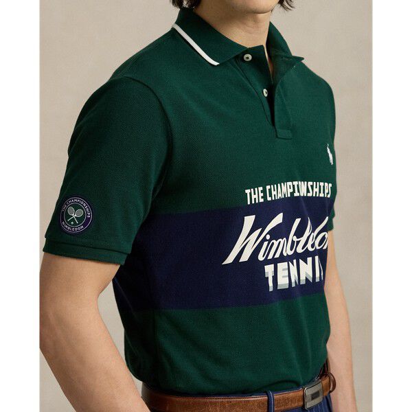 Wimbledon Classic Fit Logo Polo Shirt