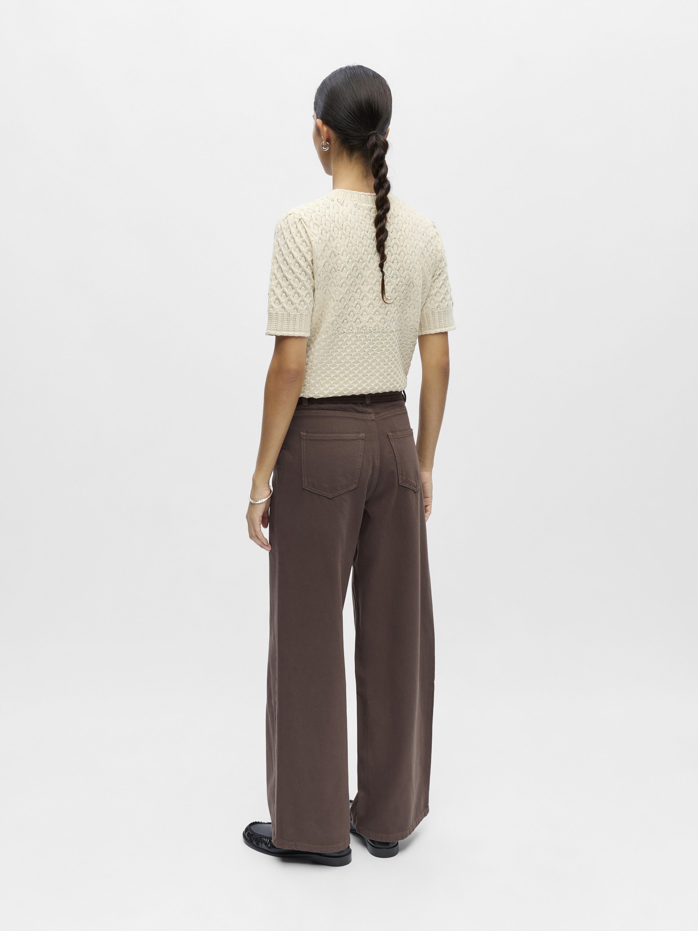 OBJROSIE MW WIDE JEANS NOOS