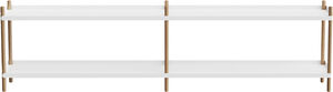 BOLT Shelving 2000 - 2 shelves Oak Black Anthracite