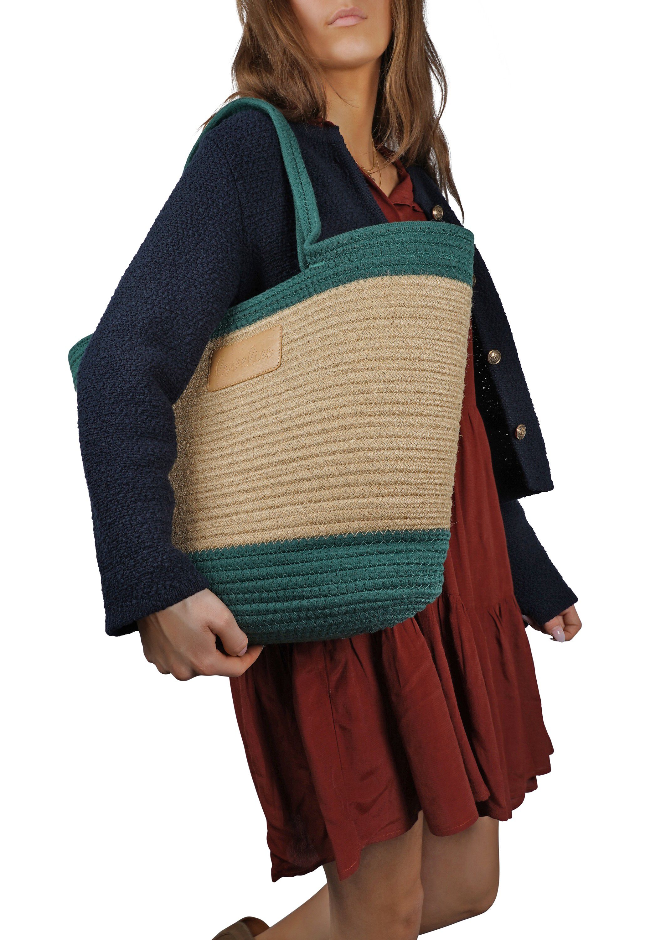 FLAMENCOS - BEACH BAG - LARGE 55 X 35 CM