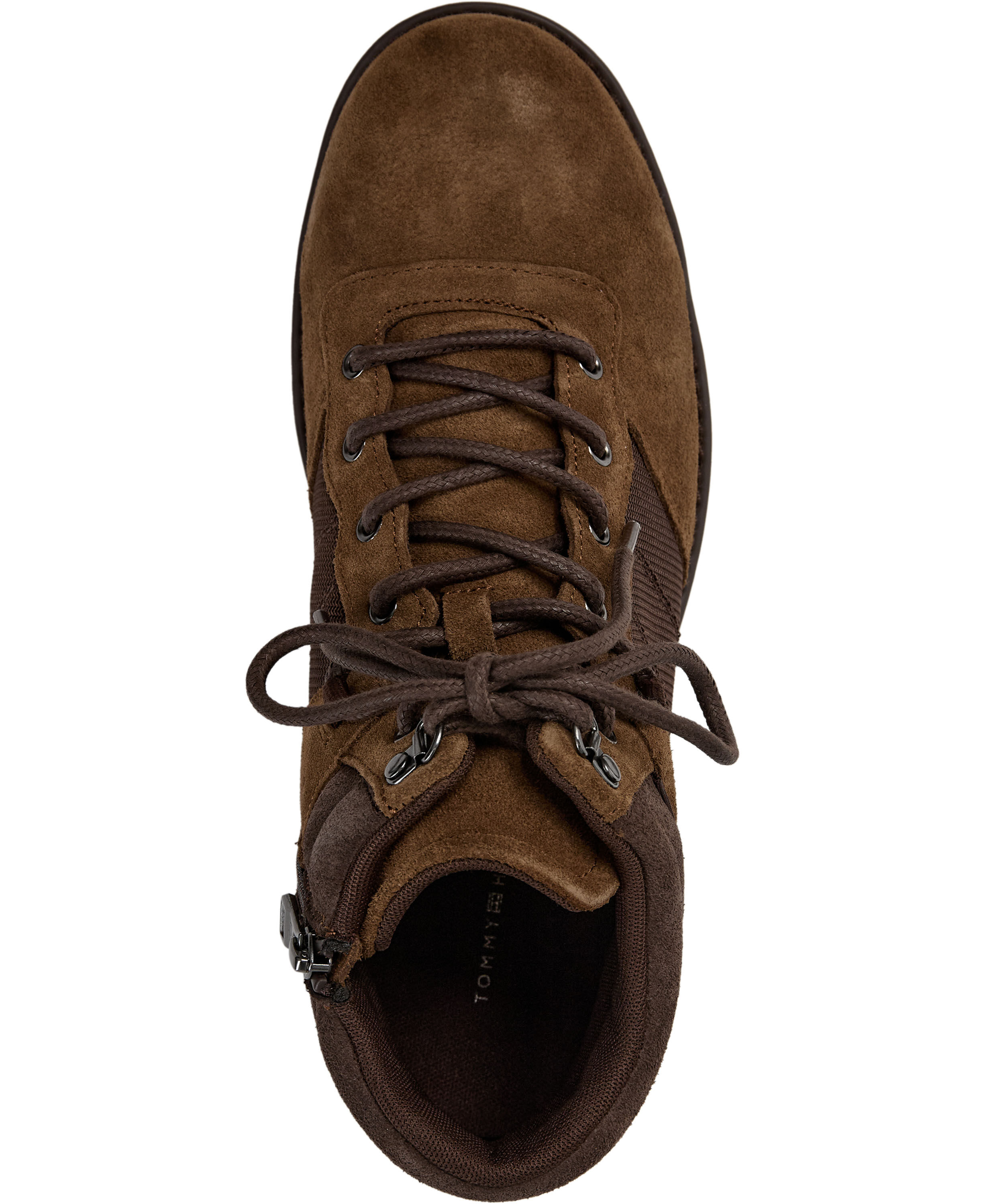 Suede Outdoor Cleat Mesh Panel Boots