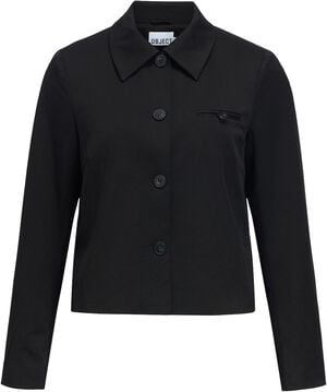 OBJLISA RE L/S SHORT BLAZER JACKET