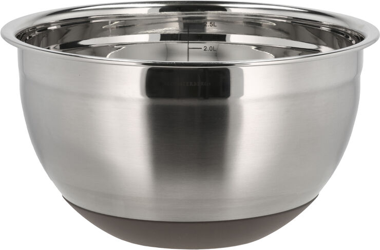 Røreskål m. silikonebund 3 liter Latte