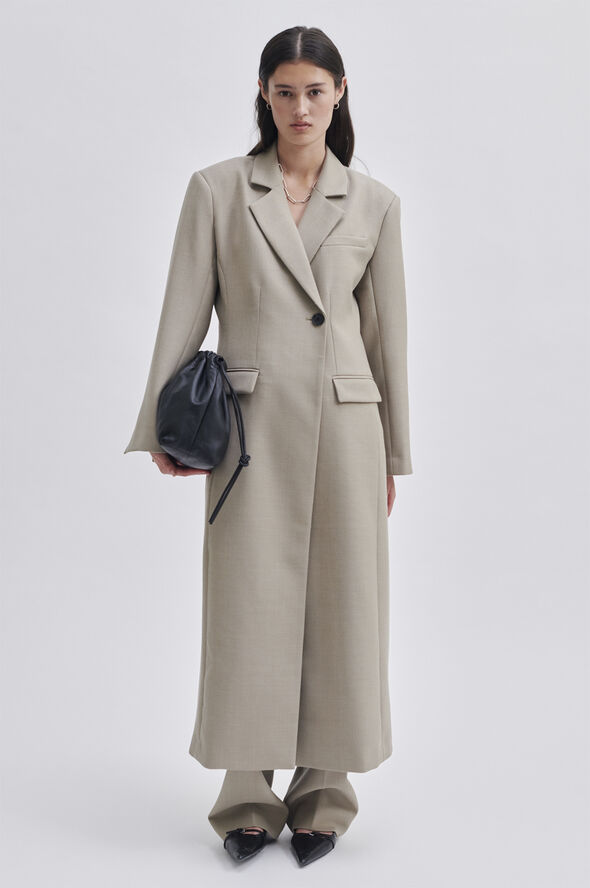 Maxine Wool Long Blazer