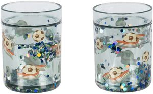 2 PACK GLITTER CUPS
