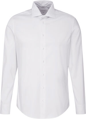Performance shirt Slim Long sleeve Kent-Collar Uni
