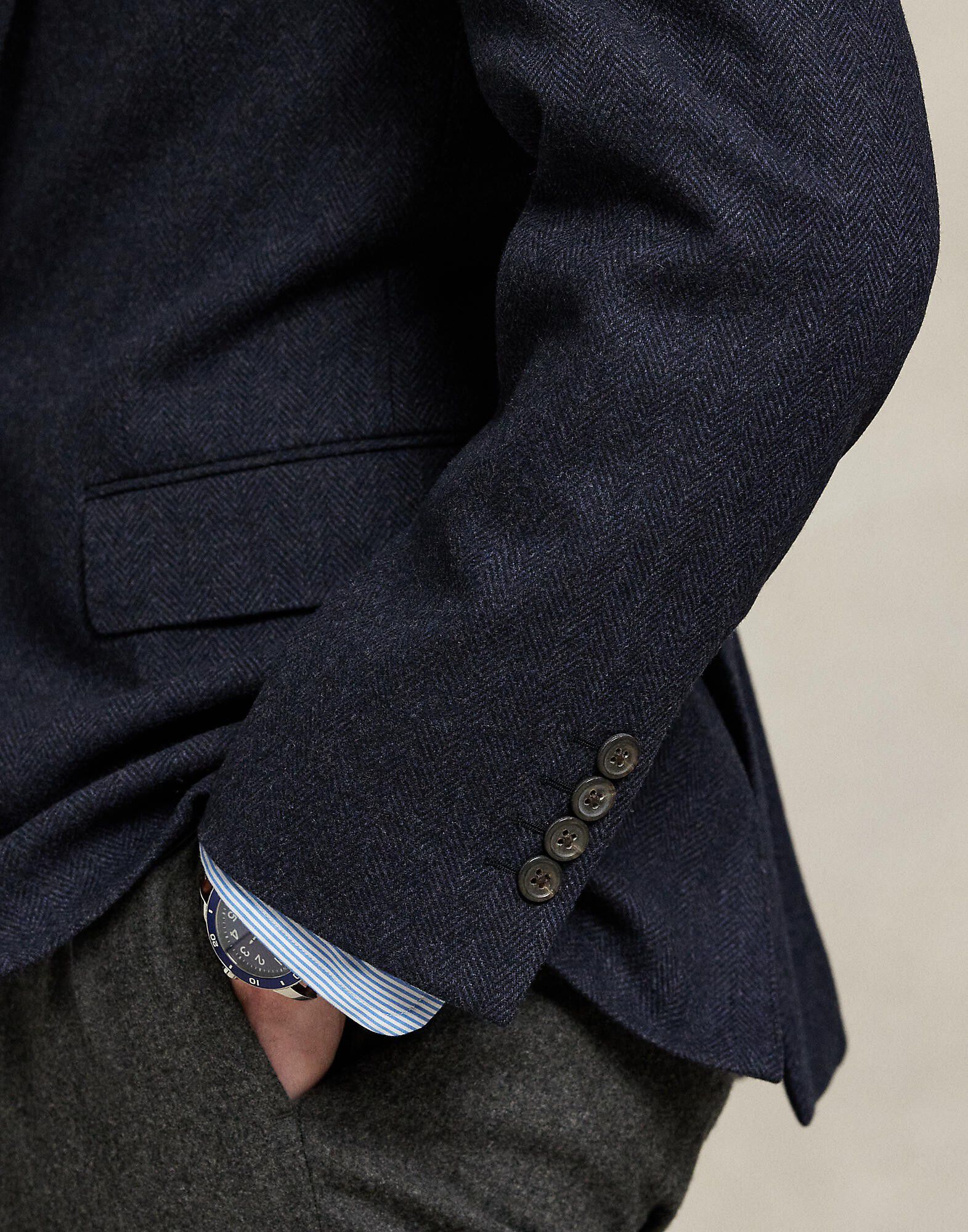 Polo Modern Fit Herringbone Sport Coat