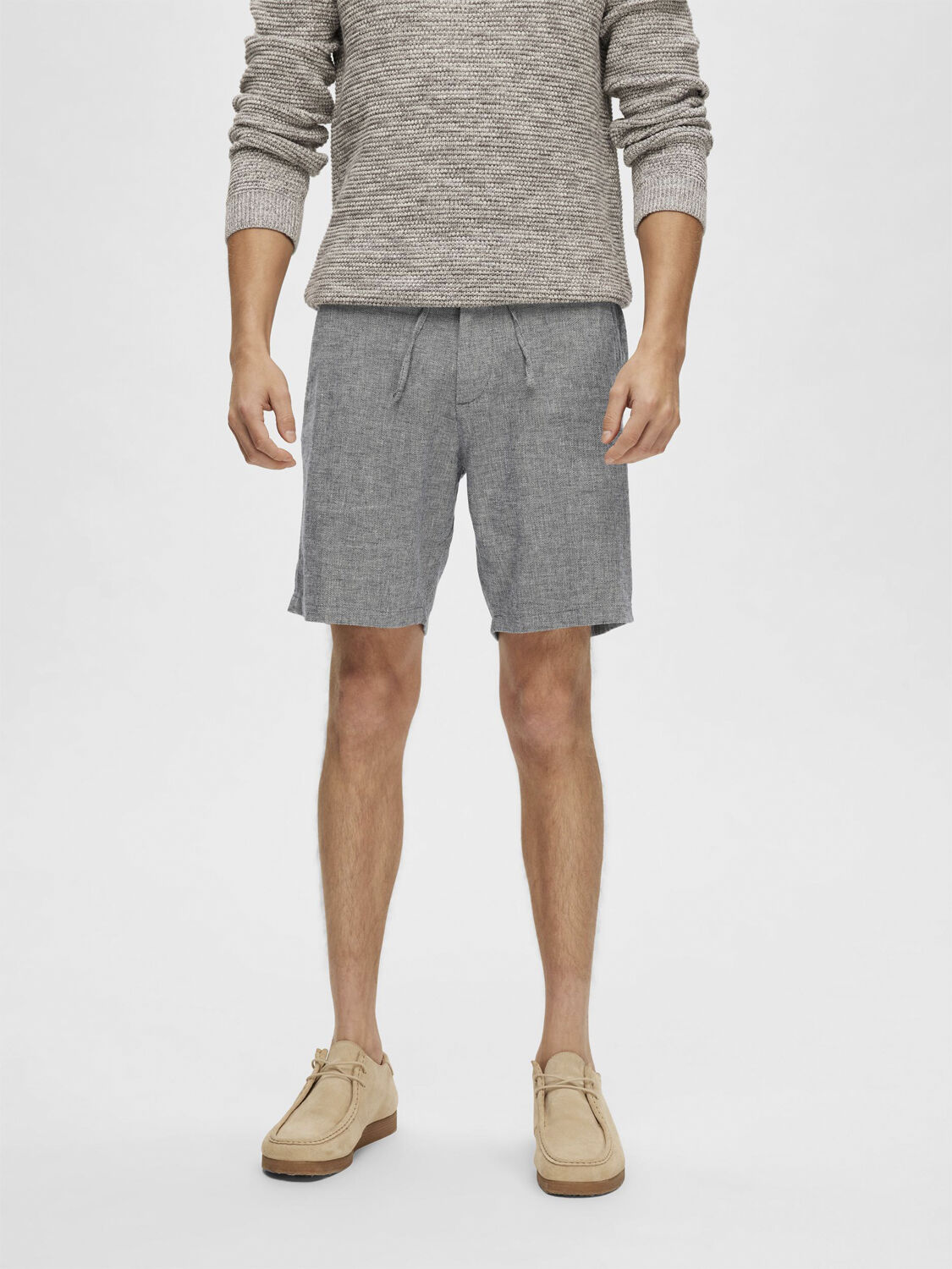 SLHREGULAR-BRODY LINEN SHORTS NOOS
