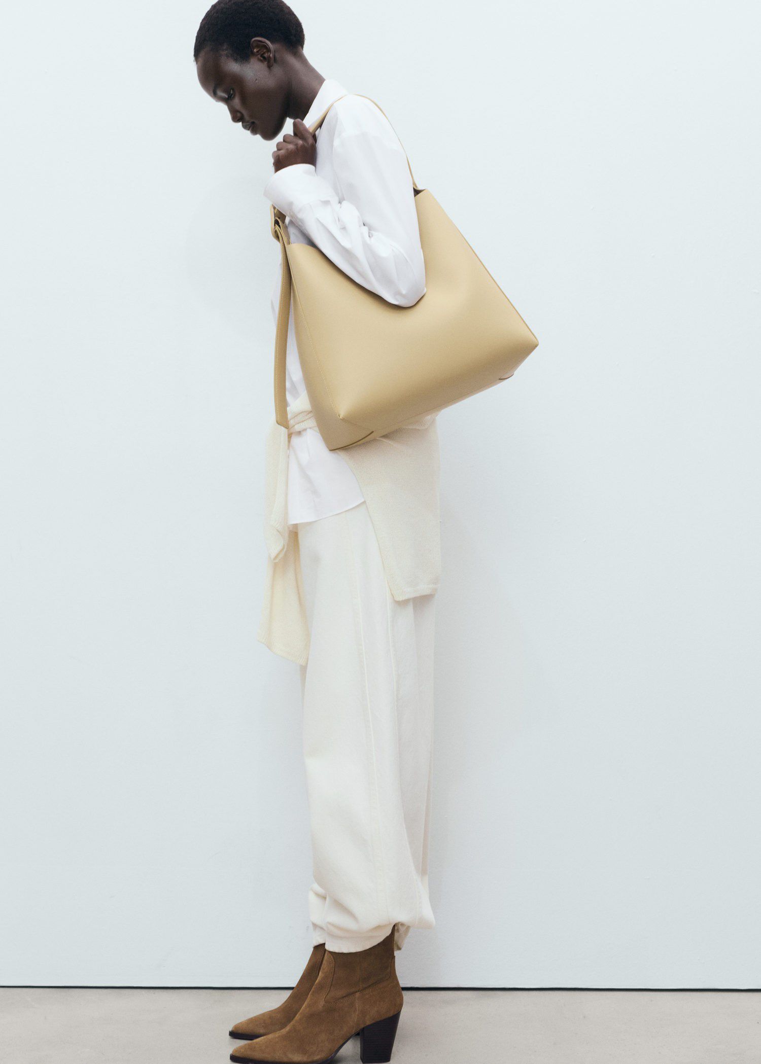 Suede block-heel boots