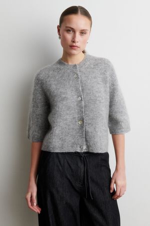 Andrea Knit Rib Cardigan