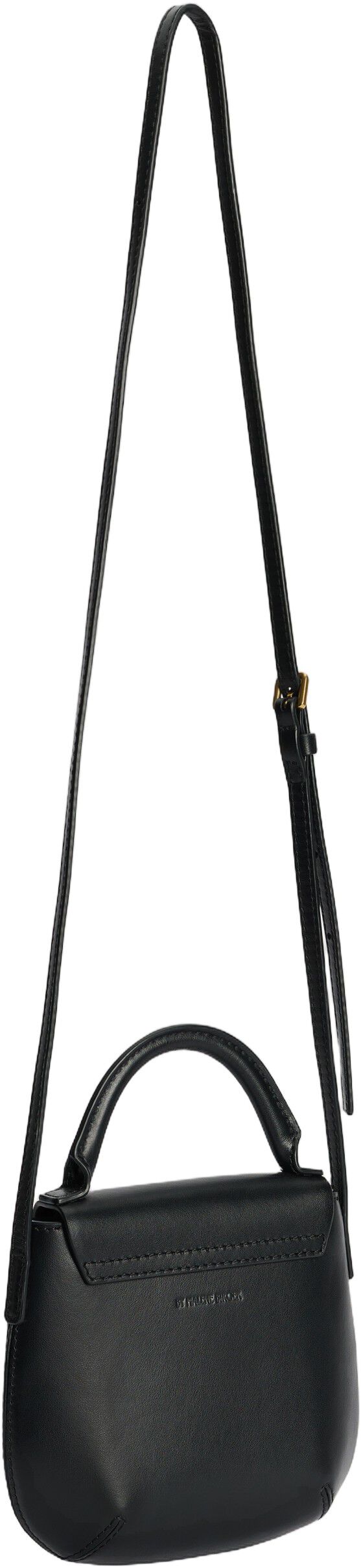 Meela skuldertaske i l&aelig;der