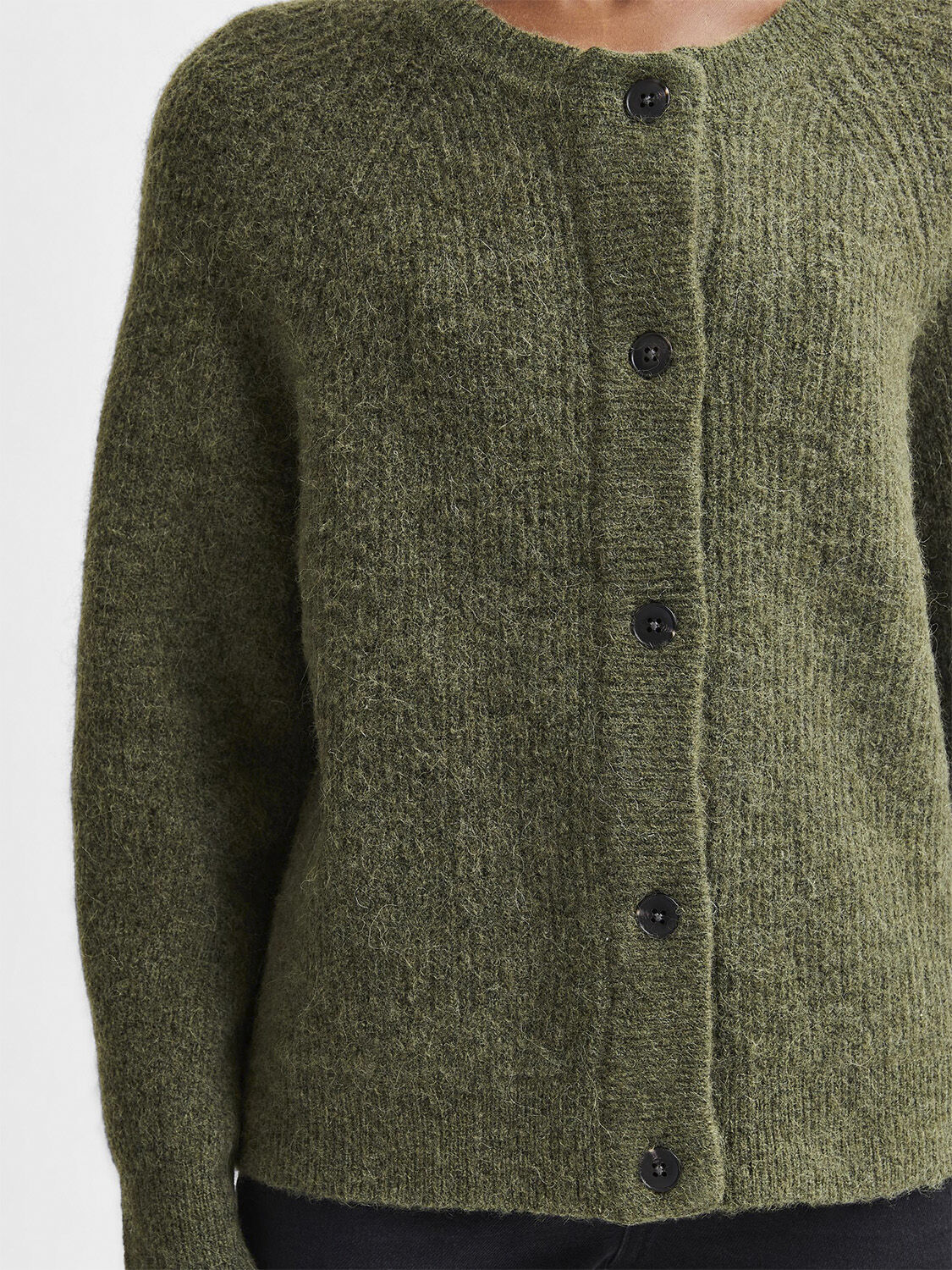 SLFLULU LS ALPACA BLEND KNIT SHORT CARDIGAN B NO