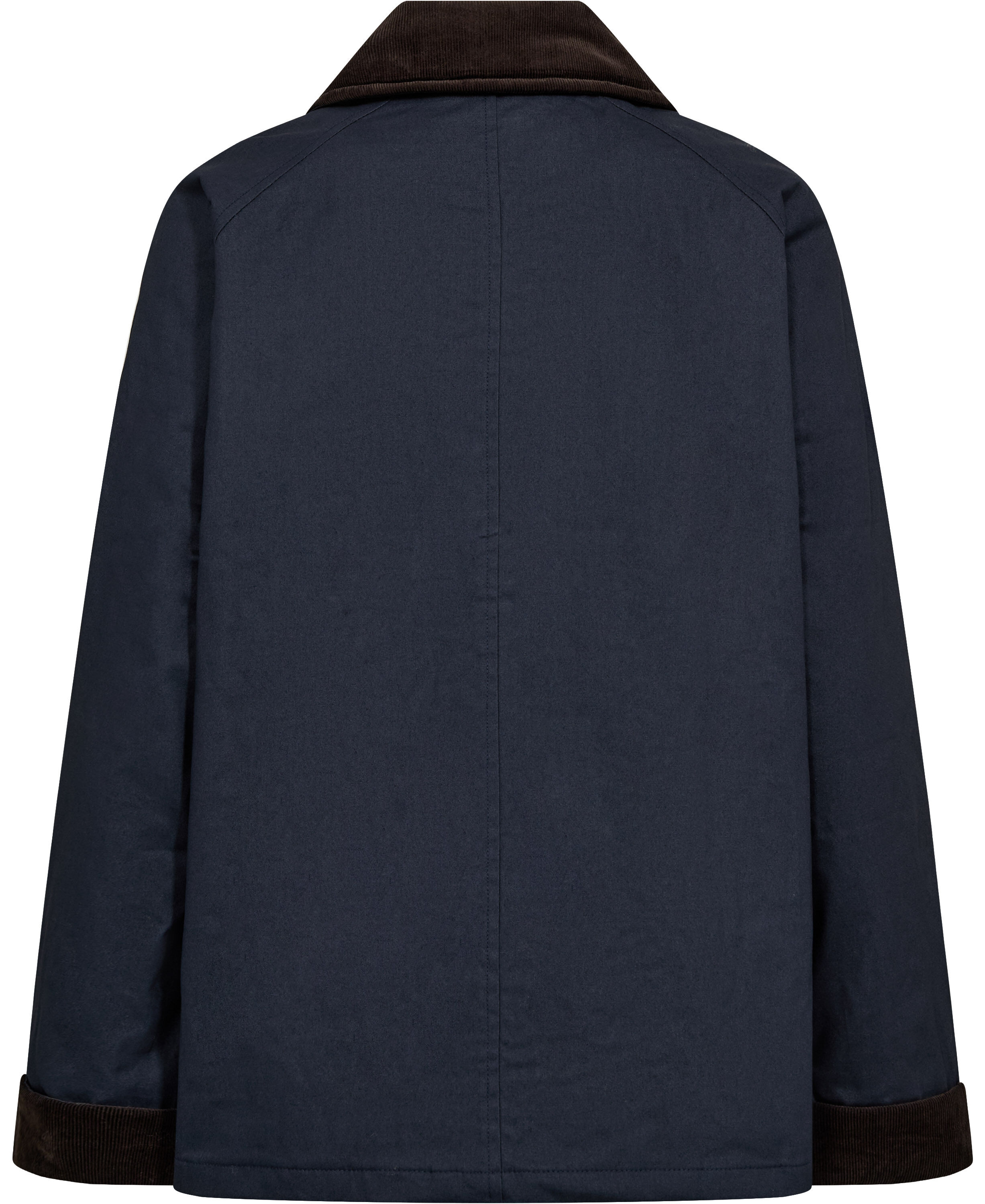 Emmy 4 Check kort jakke med fl&oslash;jl kanter - GRS