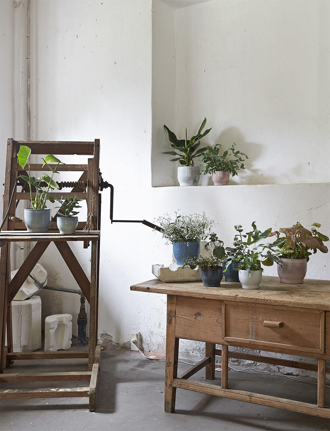 Urtepotteskjuler, hvid, &Oslash; 16,5 cm