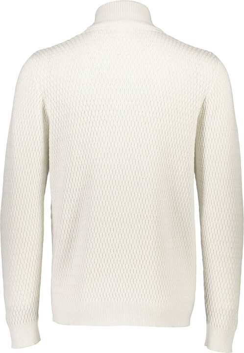 Zip through structure cardigan