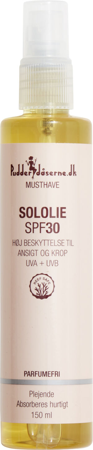 Pudderdåsernes Sololie SPF 30