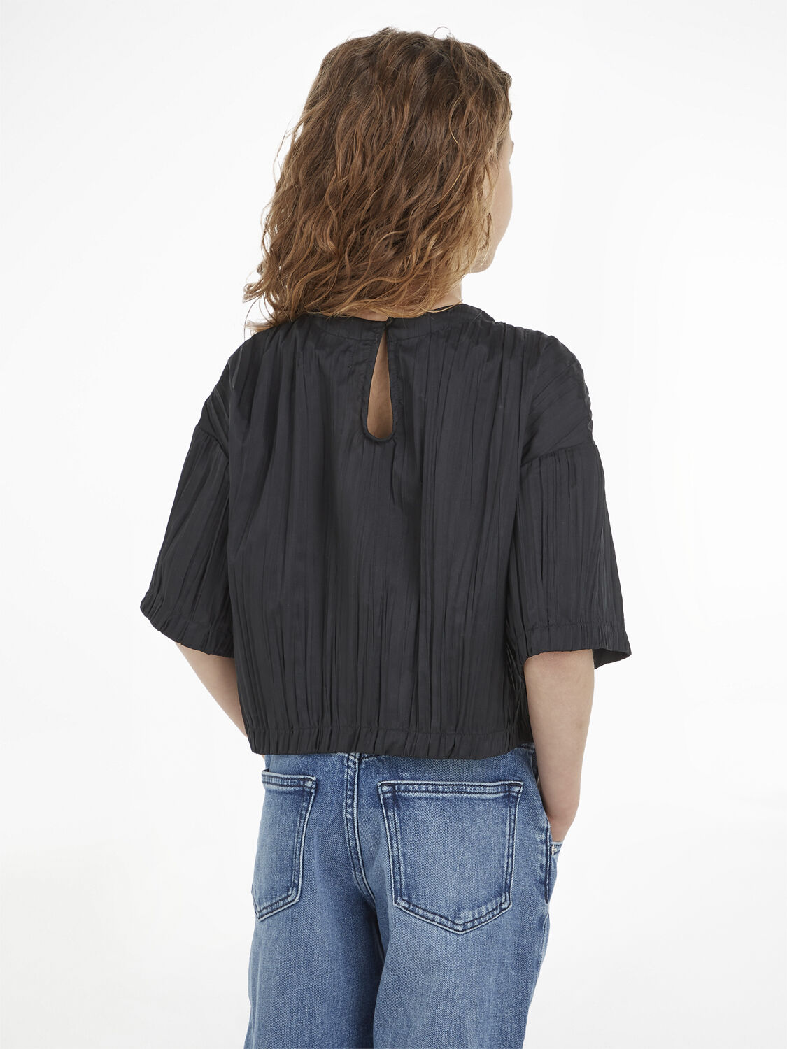 FESTIVE PLISSE SS TOP