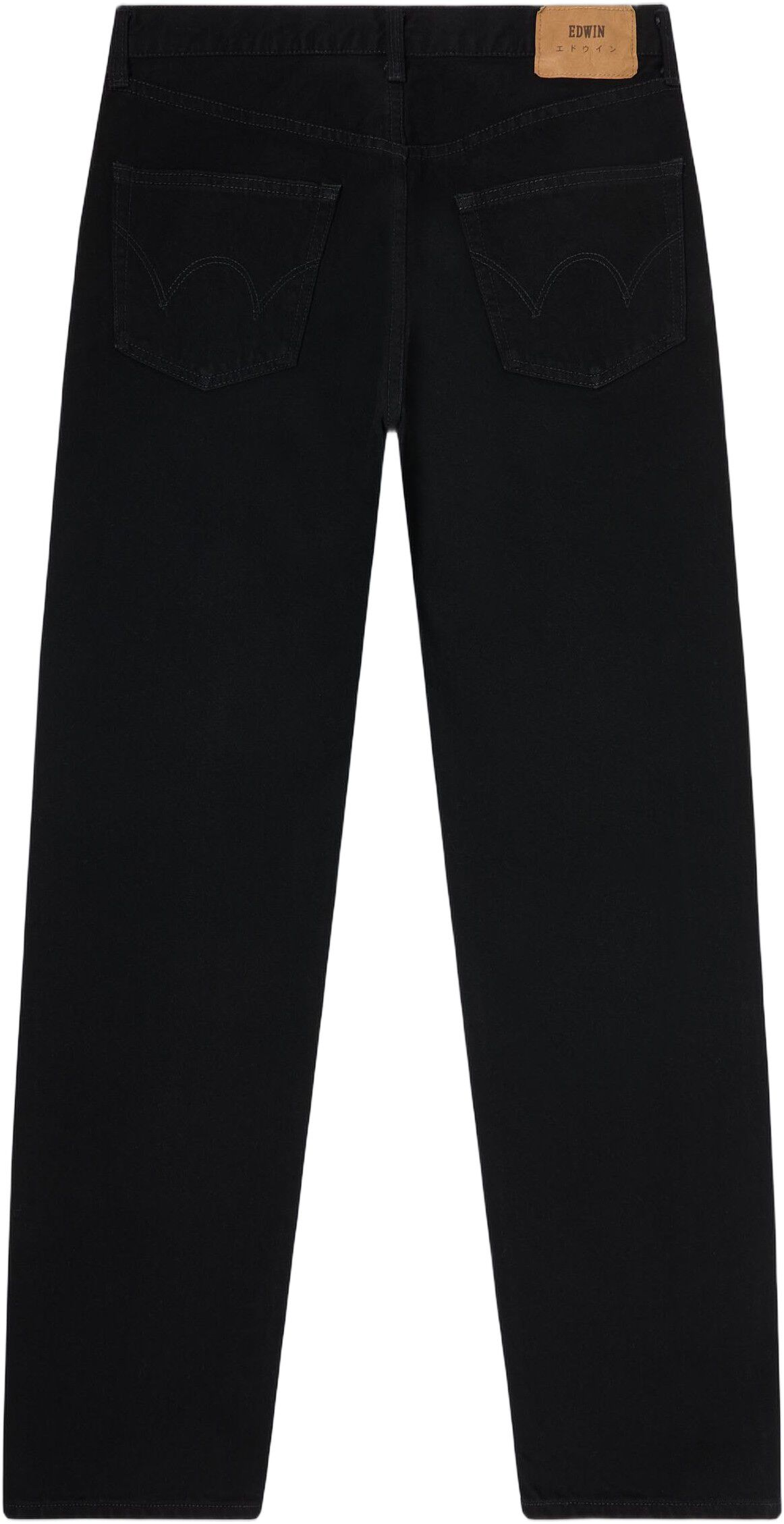 Regular Straight Jeans - Black - Unwashed