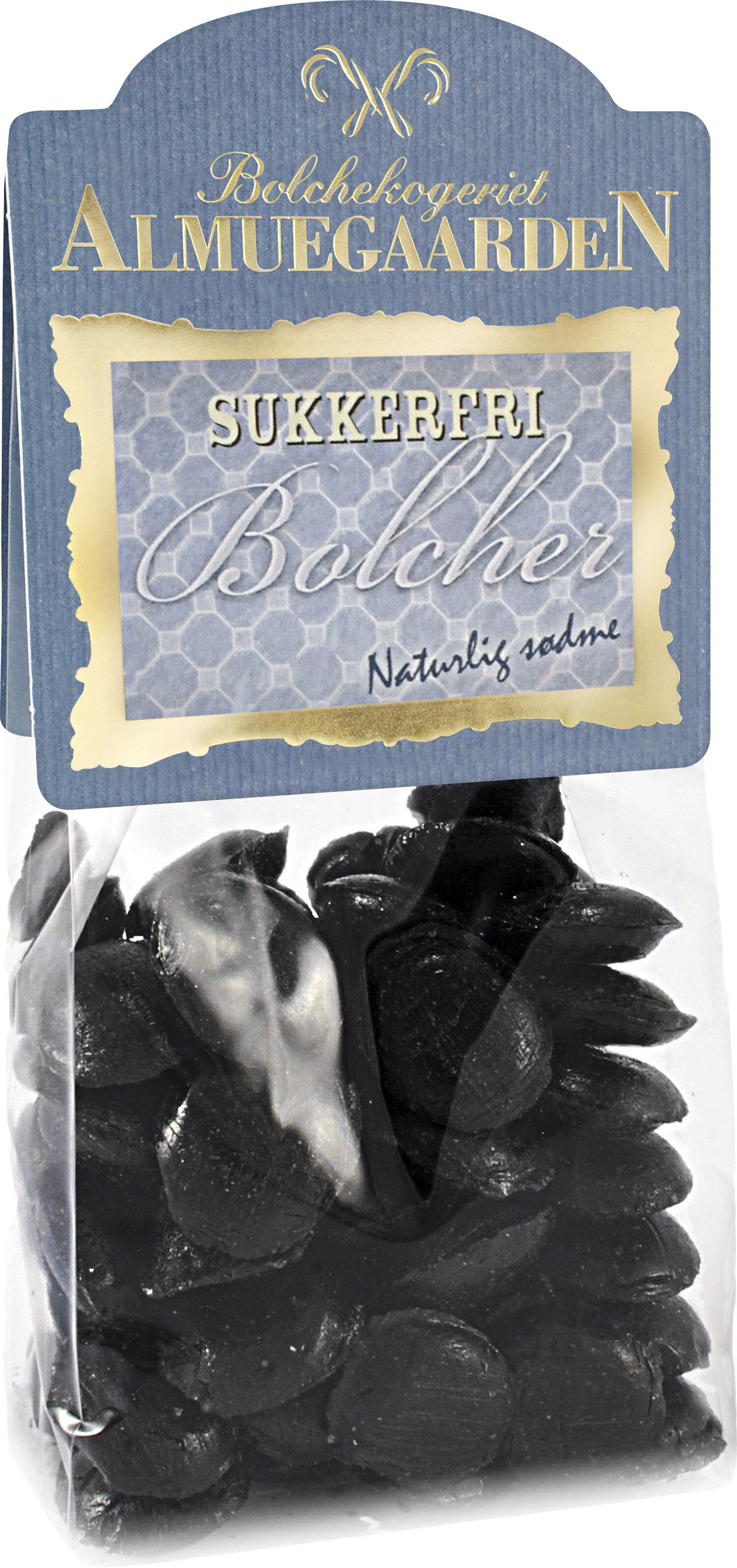 Sukkerfri Lakrids bolcher med smag af s&oslash;d lakrids