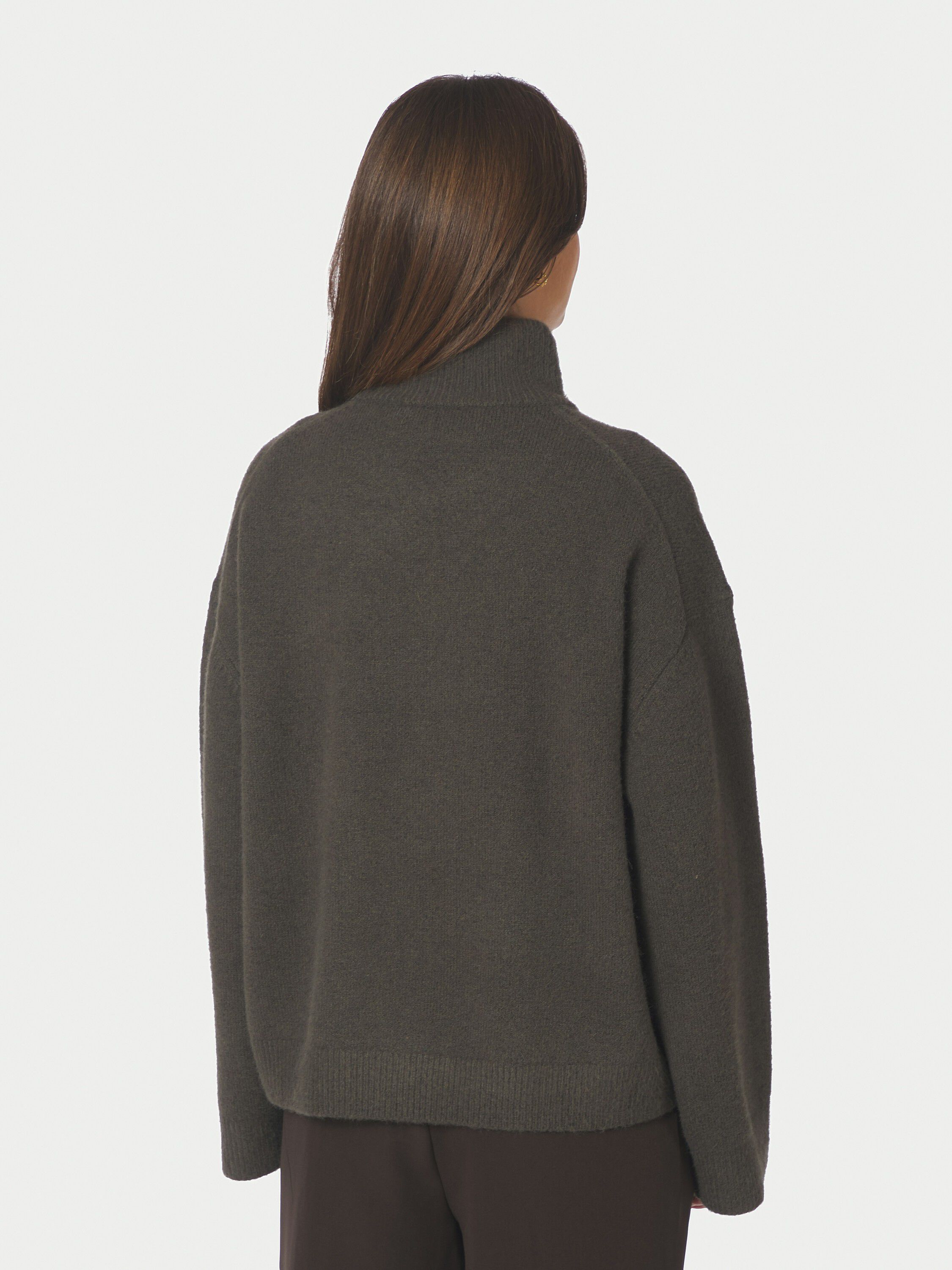 Asley Zip Knit Cardigan