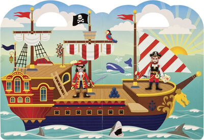 Reusable Puffy Stickers - Pirate