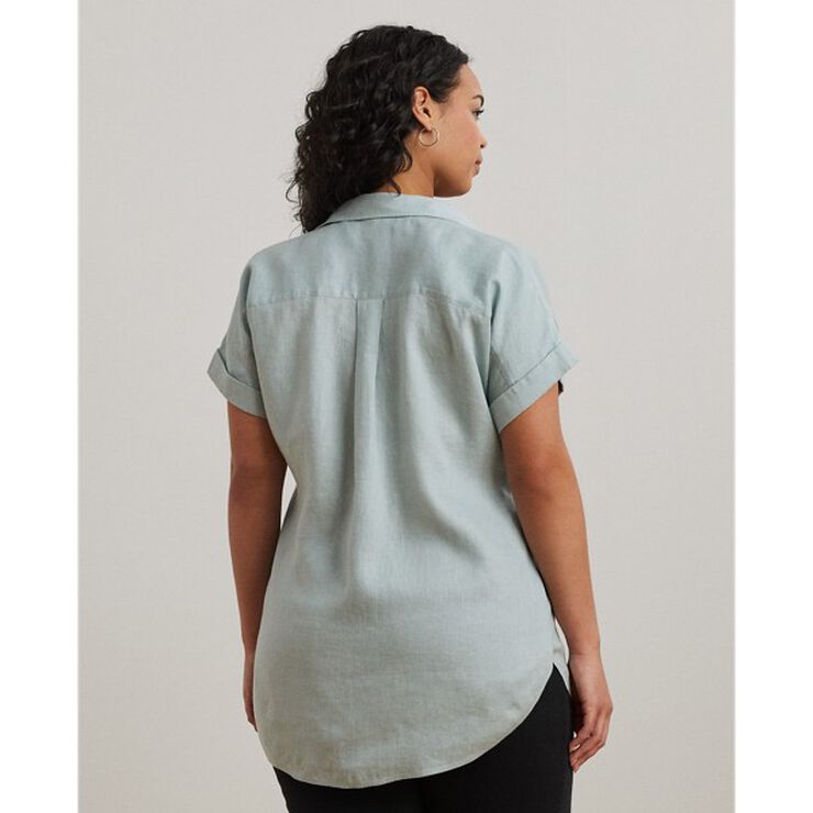 TISSUE LINEN-SS SHIRT