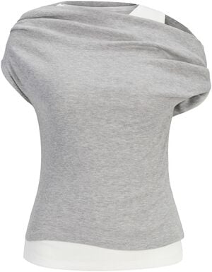 JXHENNA OFF SH LAYERING TOP JRS EXP