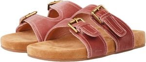 DONORI - ADJUSTABLE SOFT VELVET / SUEDE SANDAL