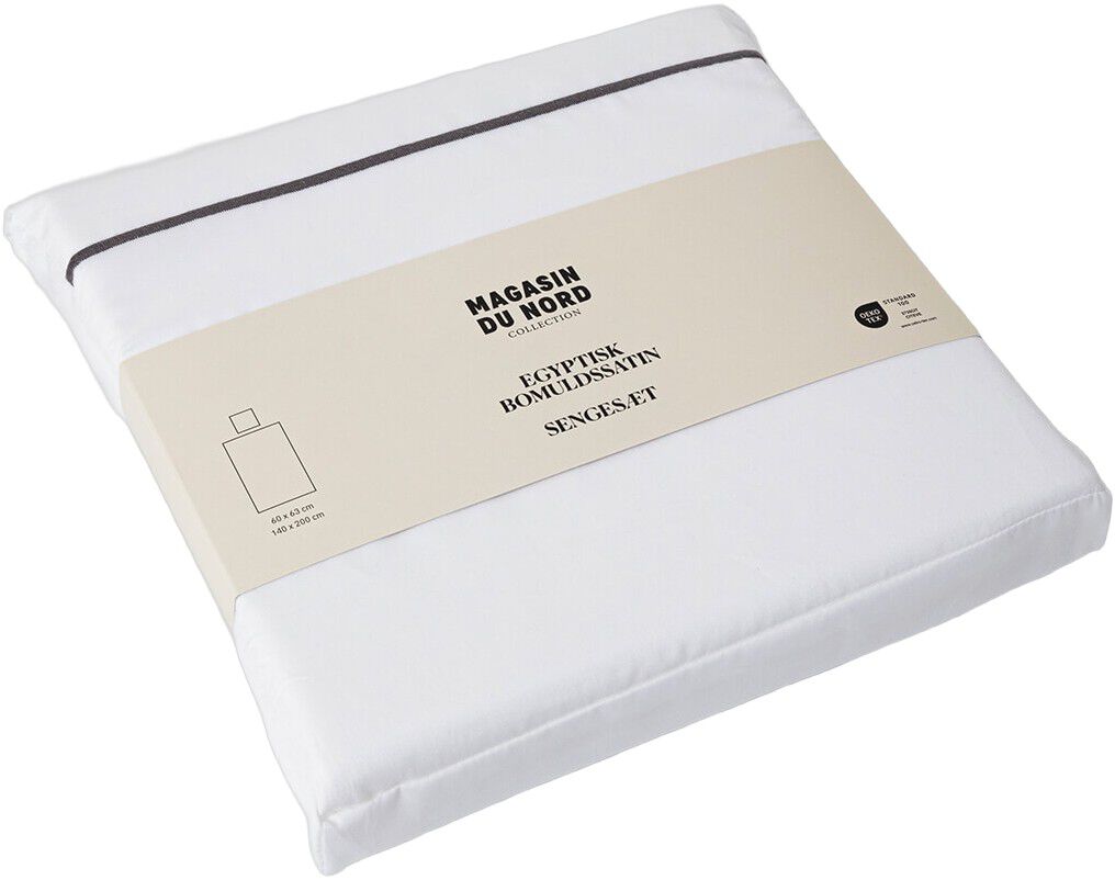 Egyptisk senges&aelig;t med broderet stikning