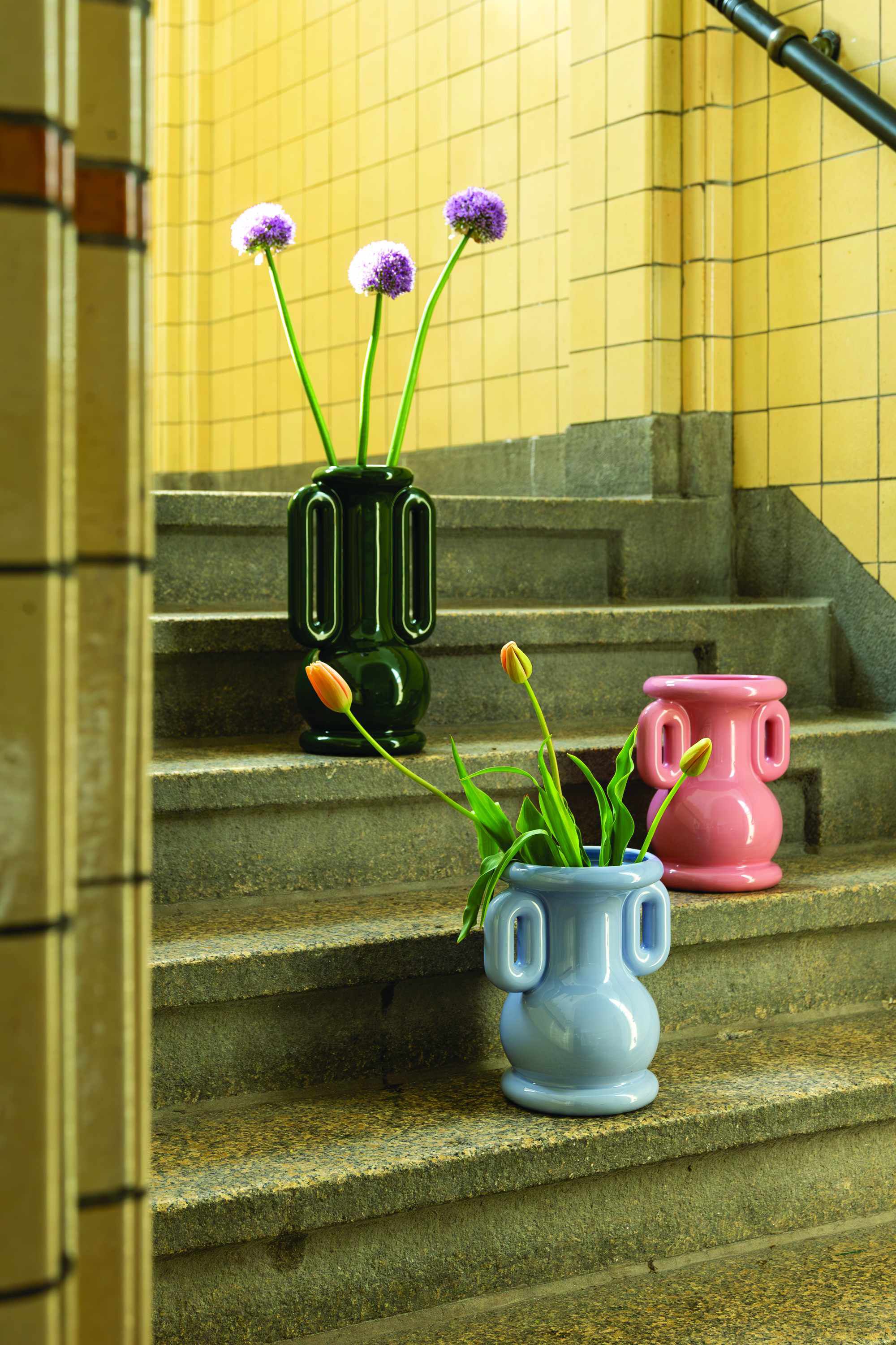 Vase amfora green