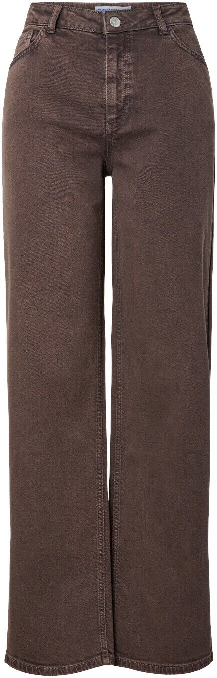 PCSILKE MW WIDE COLORED JEANS NOOS