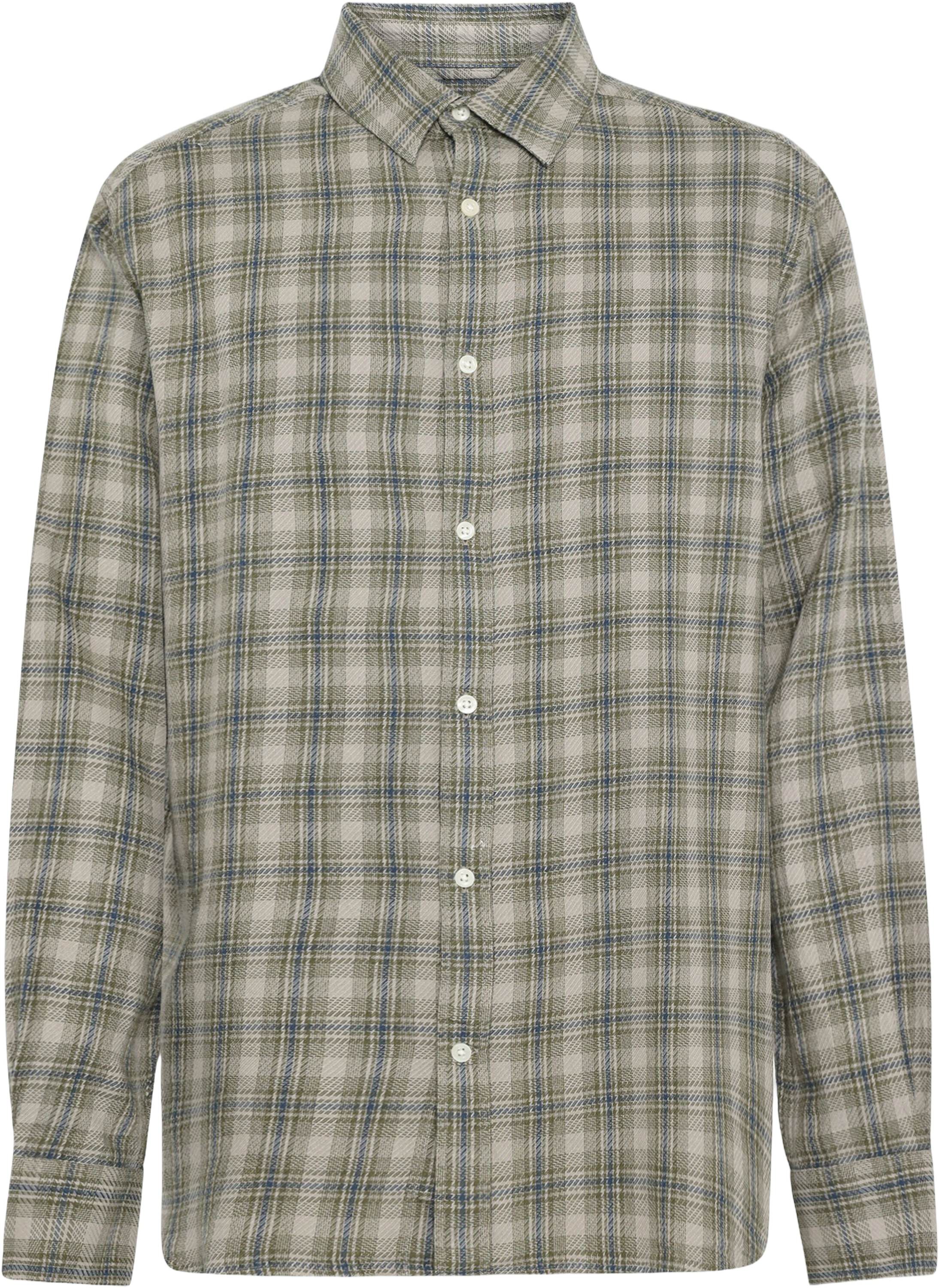 Loose check shirt