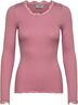 RWBabette Silk LS Lace T-shirt