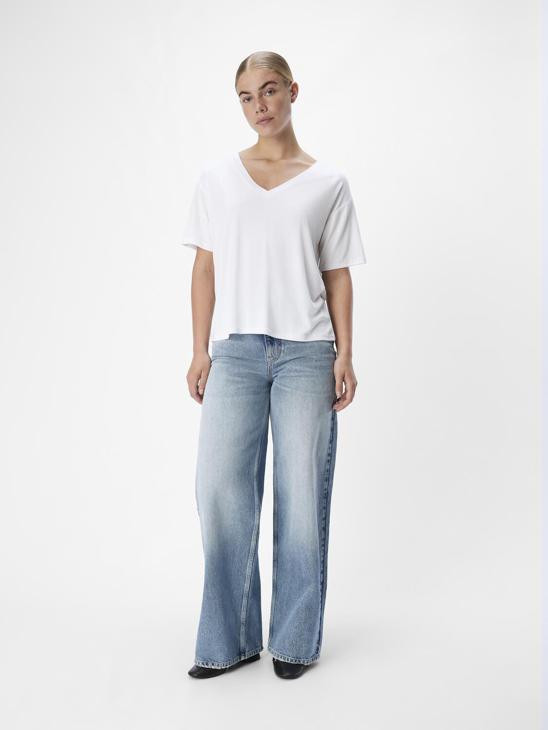 OBJANNIE RE S/S V-NECK TOP NOOS