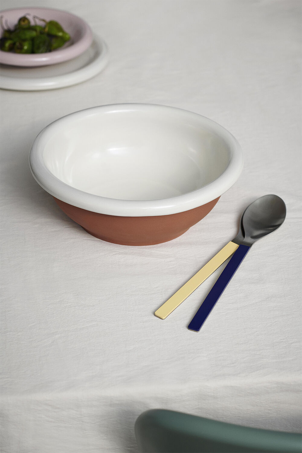 MVS Serving Spoon-Set of 2-Dark blu