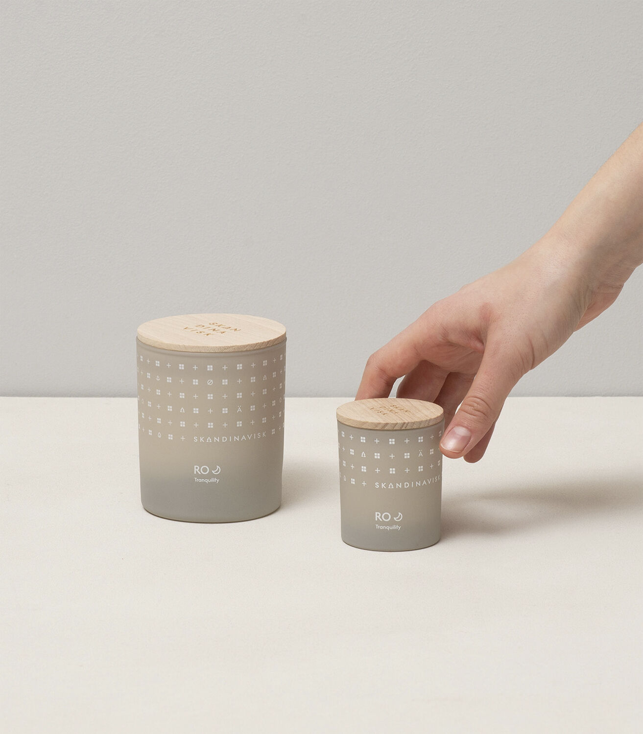 RO Scented Candle w Lid 65g