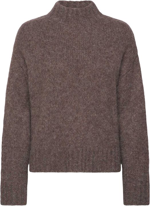 RWTulip Wool Blend LS Turtleneck Plain Pullover