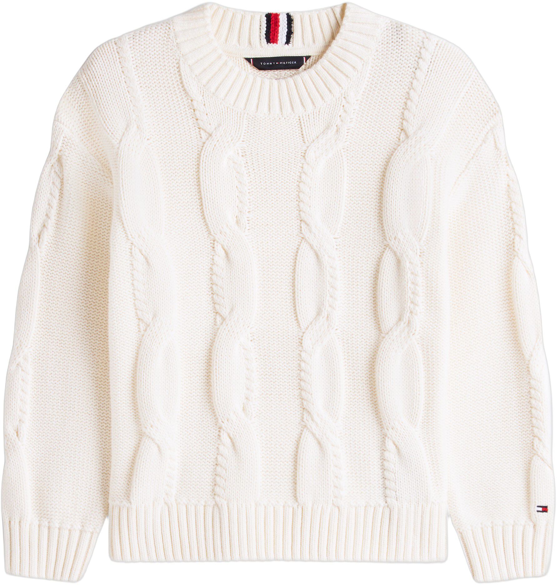Festive Chain Cable Knit Jumper