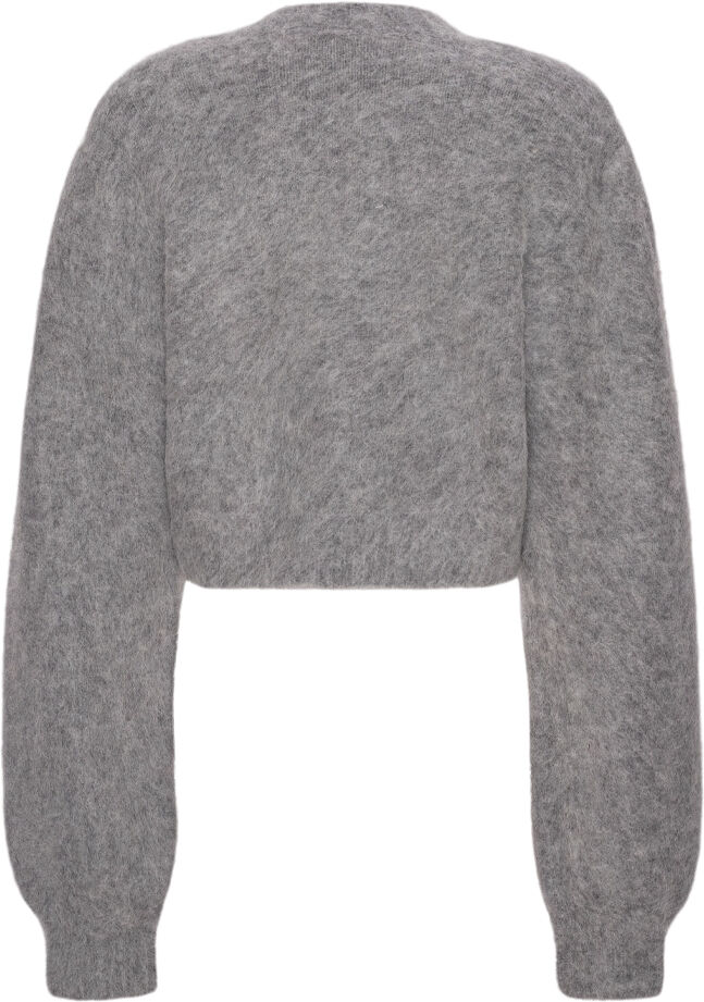 KNIT CROPPED CARDIGAN