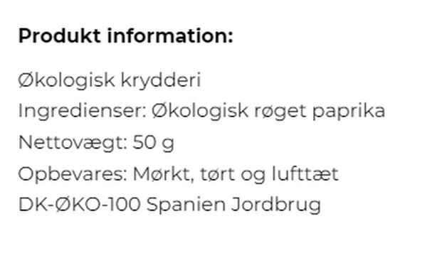 Murcia Paprika, sød, ØKO