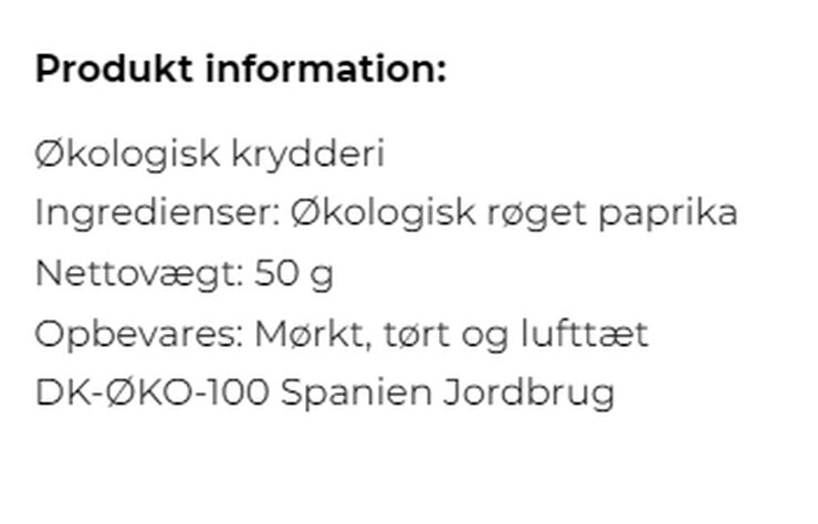 Murcia Paprika, sød, ØKO