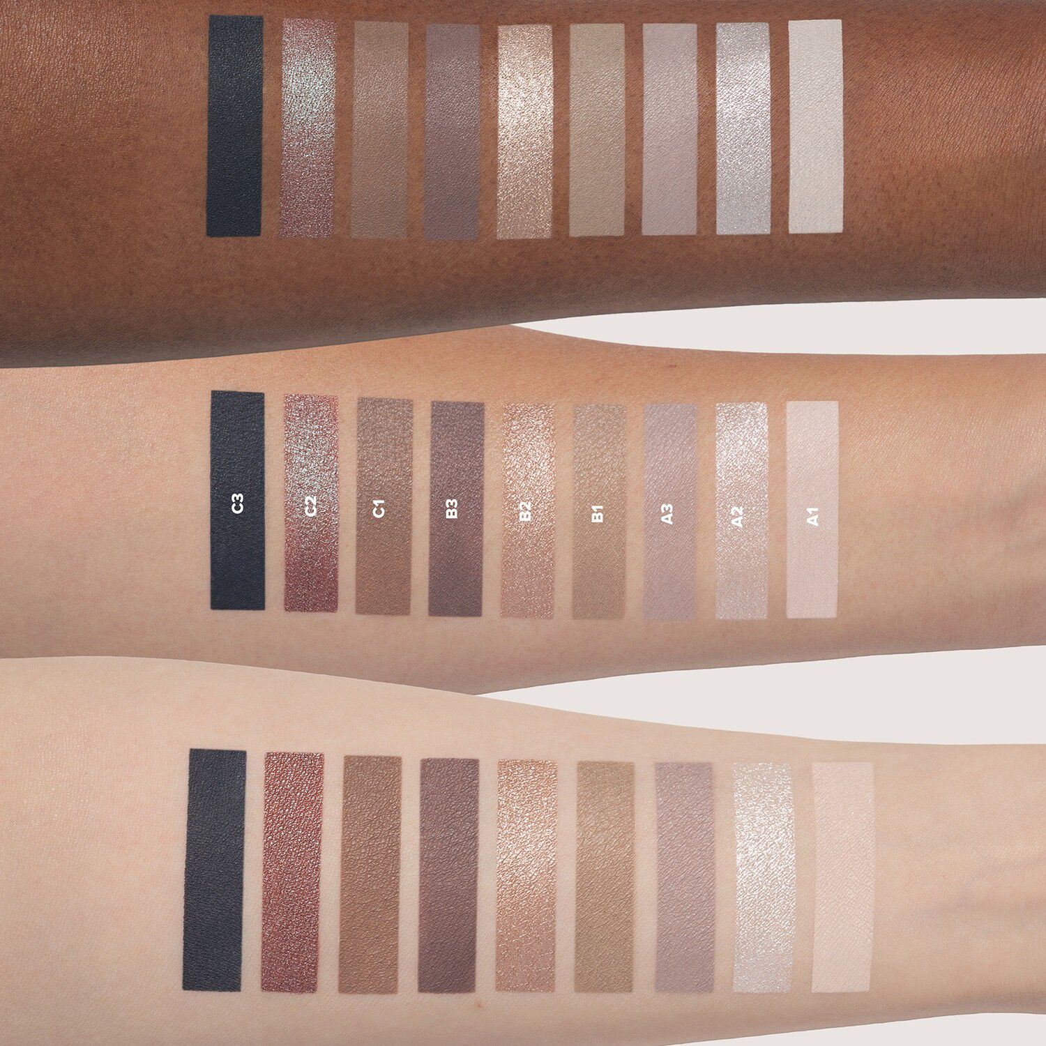 Haze Mini Eyeshadow Palette - Palette med 9 &oslash;jenskygger