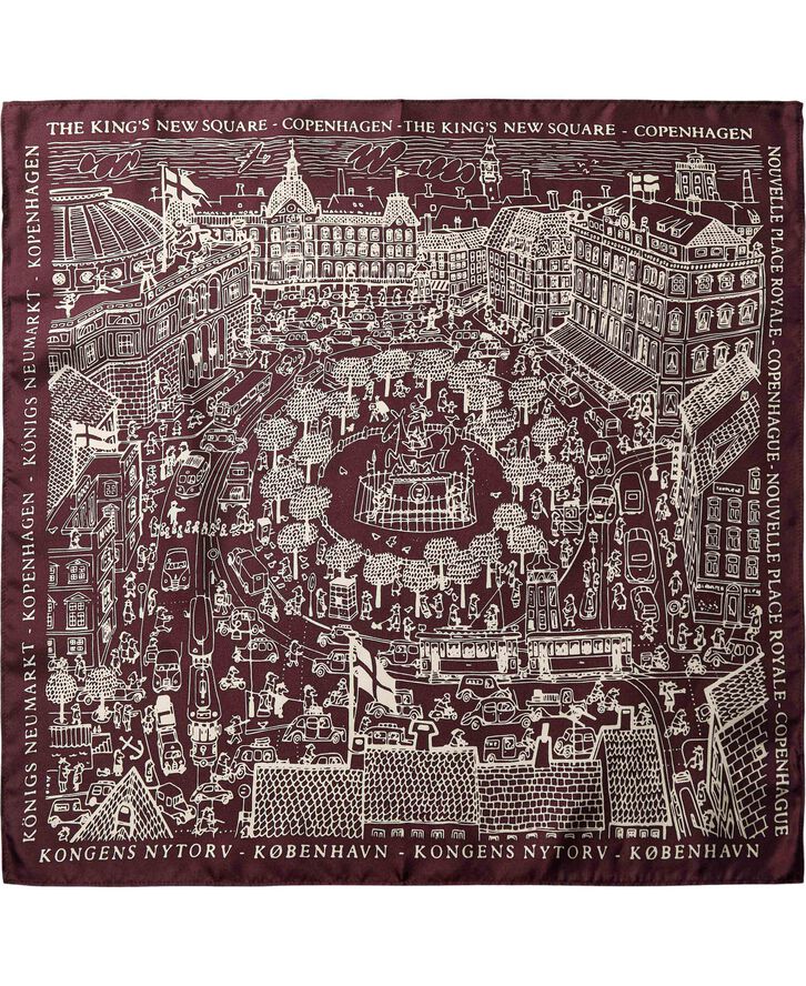Magasin Iconic Scarf 53x53cm - 100% Silke